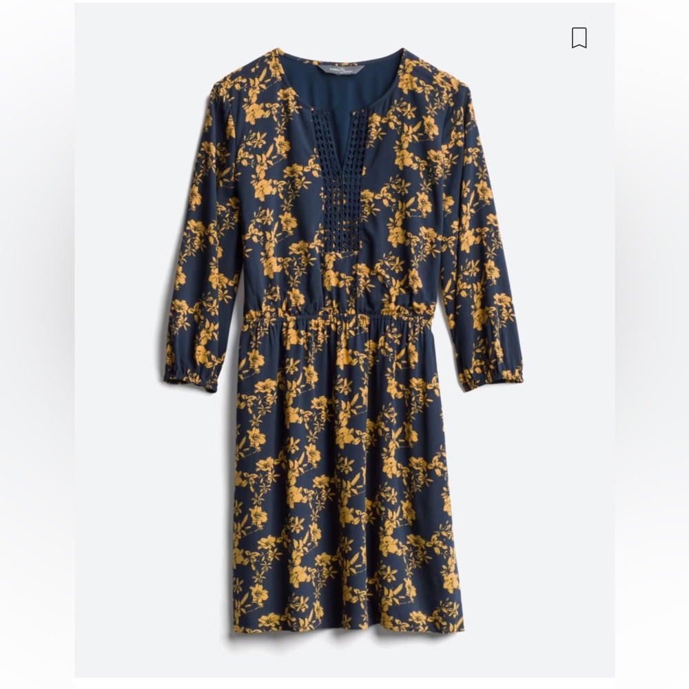 Market & Spruce Prim Crochet Trim Dress